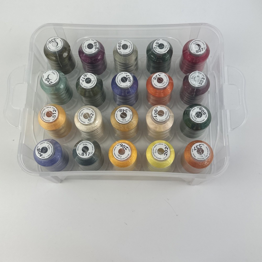 New Brothread Embroidery Thread 60 Spools New