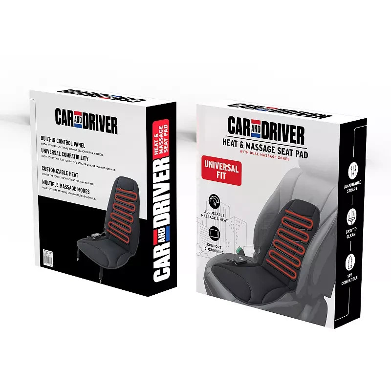 Car and Driver Heated Massage Seat Pad