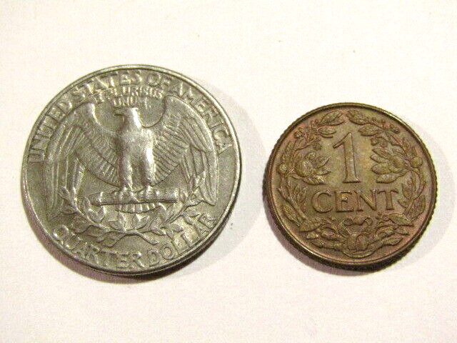 Curacao Netherlands 1944 1 Cent Coin