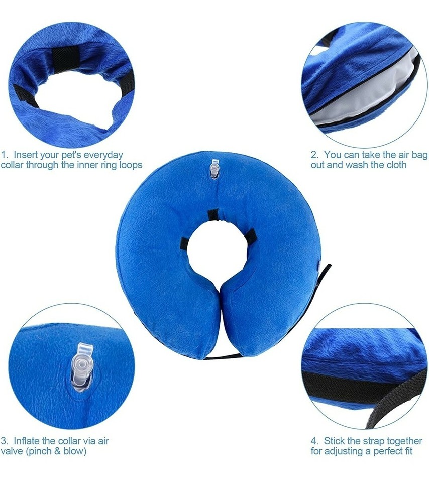 Protective Inflatable Dog Collar Size Large