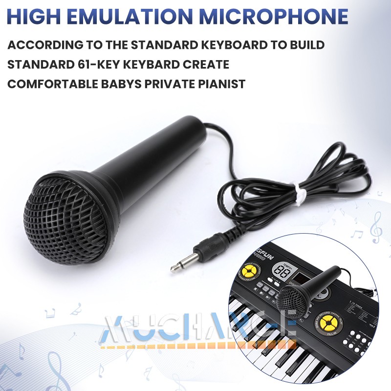 61 & 54 Key Electronic Piano - Beginner Digital Piano Keyboard Stand Microphone