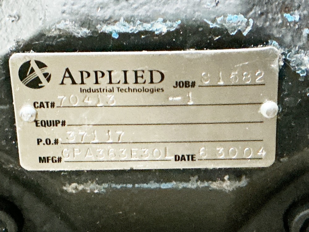 Applied Technologies Vickers 70413-1 Gear Pump GPA3-63-E-30-L