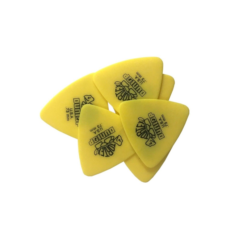 Dunlop Guitar Picks Tortex Tri (Triangle) 6 Pack .73 mm 431P.73