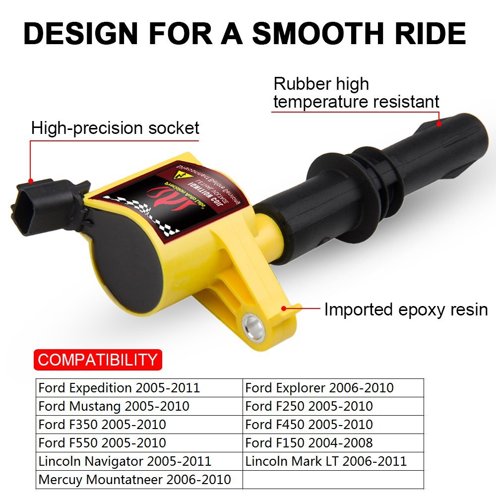 2004 2005 2006 2007 2008 IGNITION COIL 8PACKS FOR FORD F-150 4.6L 5.4L V8 TRITON
