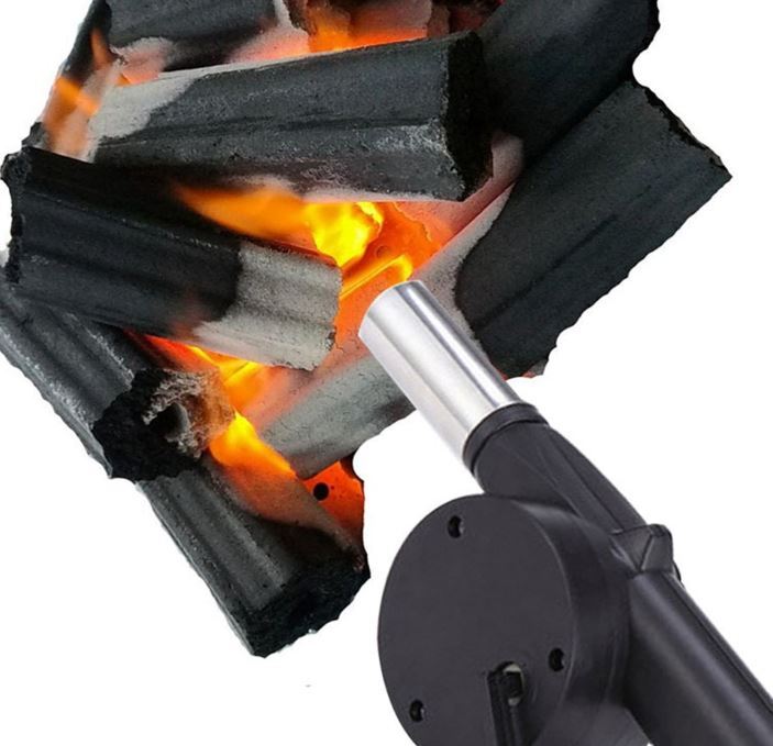 BBQ Fan Air Blower Fire Starter Portable Tool