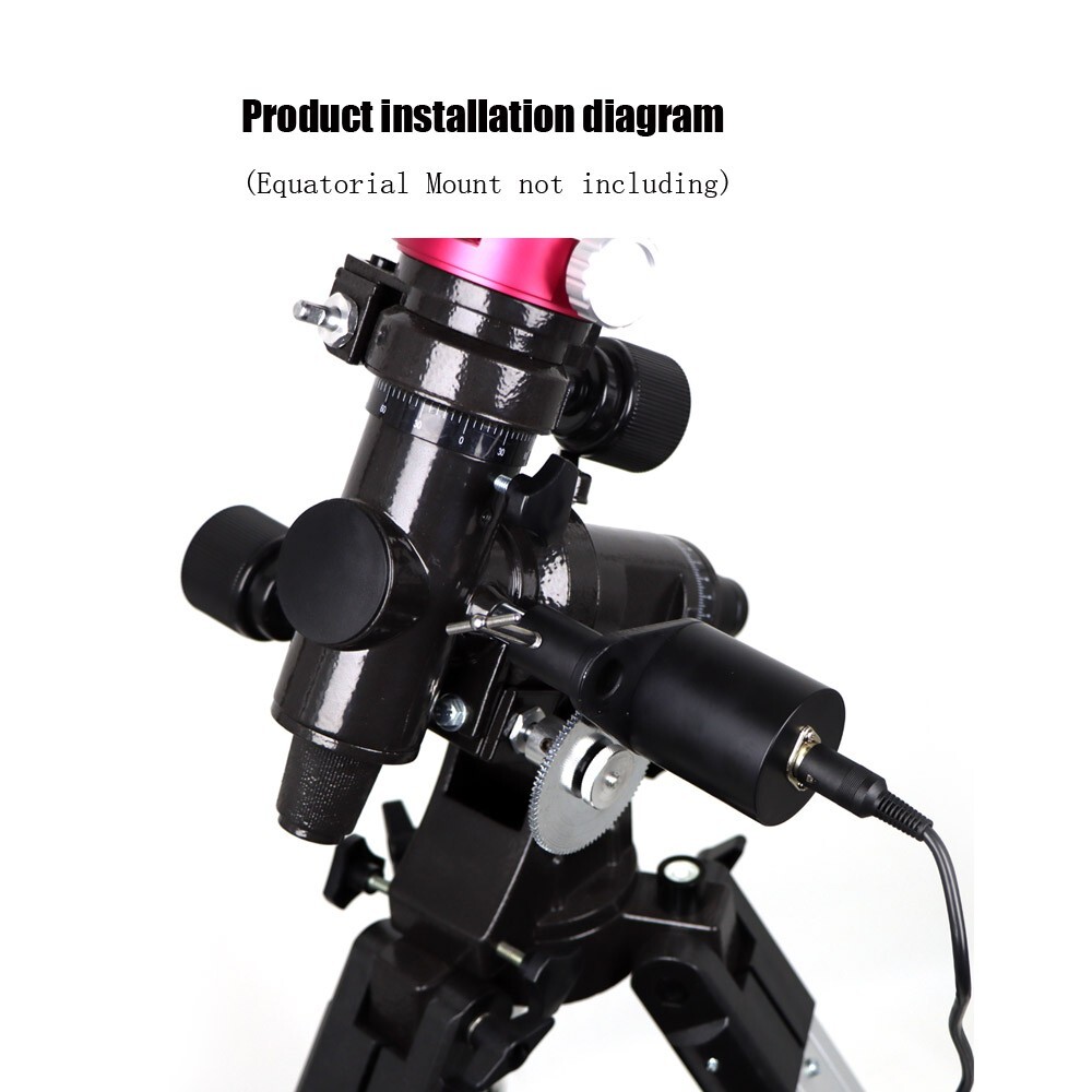 EQ4 tracking motor Equatorial mounted single-axis solid drive corrective heels