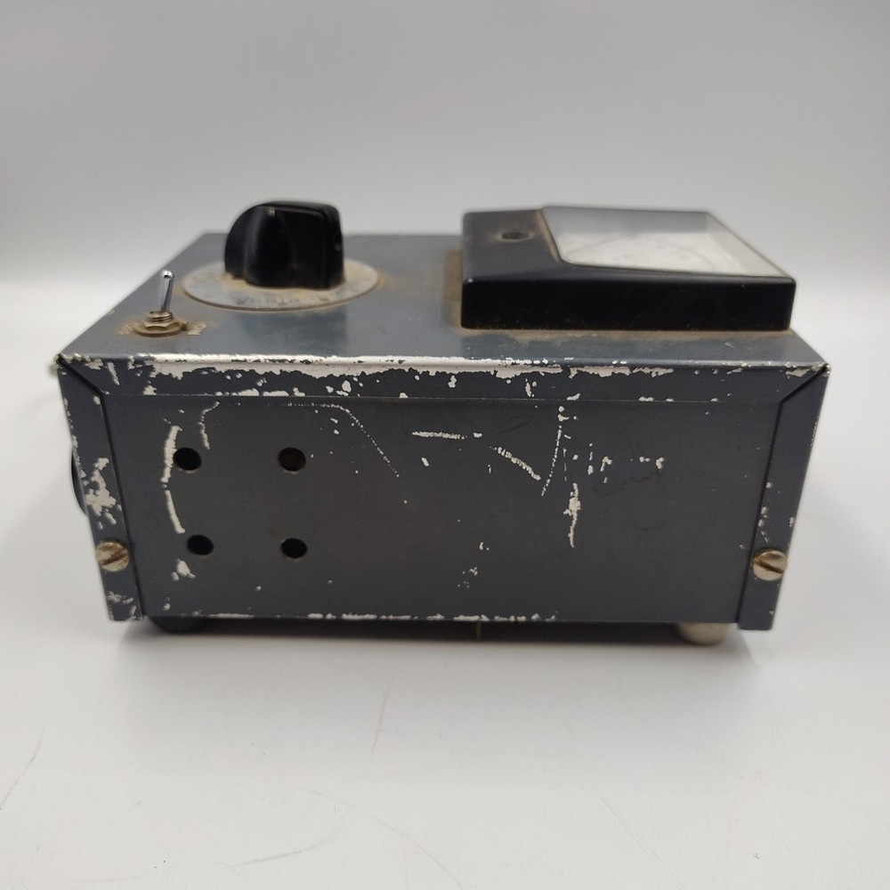 Vintage Simpson Meter + Ohmite VT-02 Variable Transformer Box – Untested