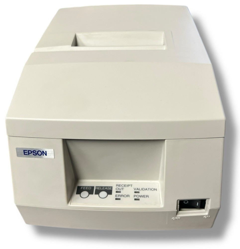 Epson M133A Dot Matrix POS Receipt/Validation Printer TM-U325PD w/ PSU