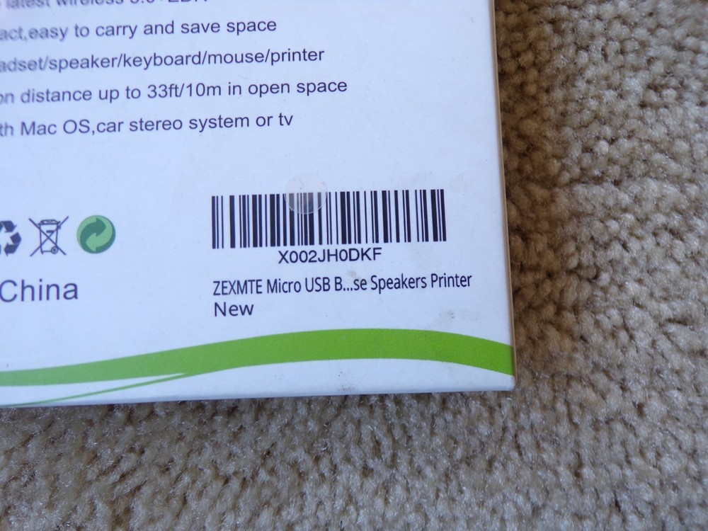 Zexmte Wireless 5.0 Micro USB Adapter Dongle: T26