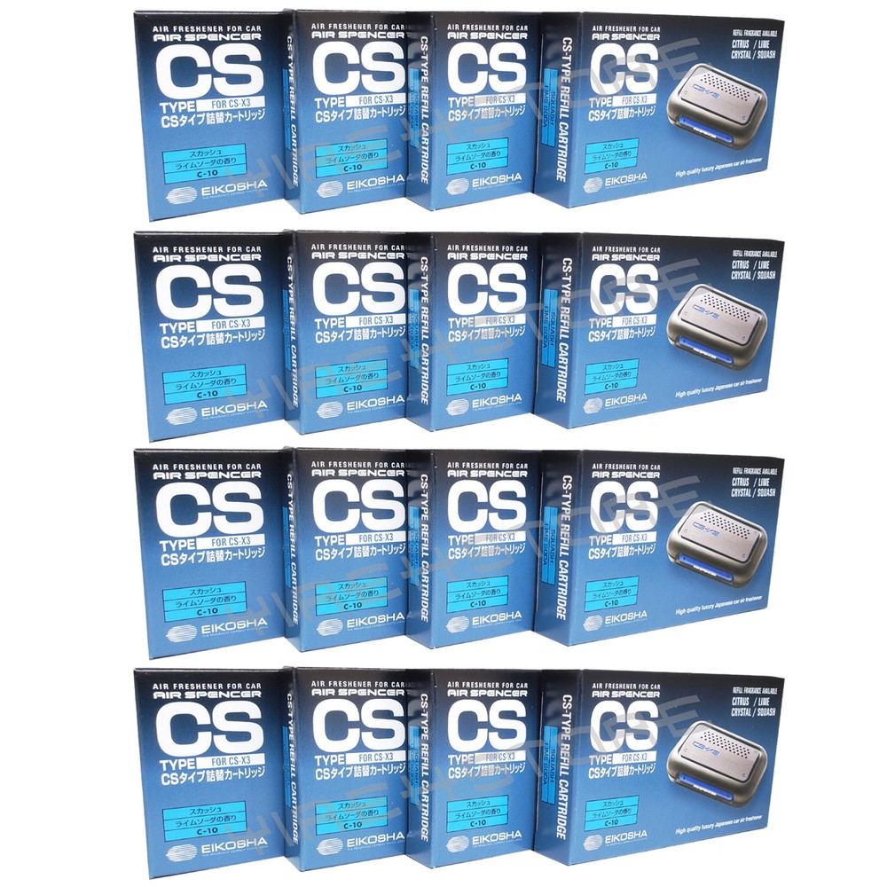 16 PACK JDM CS-X3 CSX3 REFILL EIKOSHA AIR SPENCER SQUASH SCENT C10 AIR FRESHENER