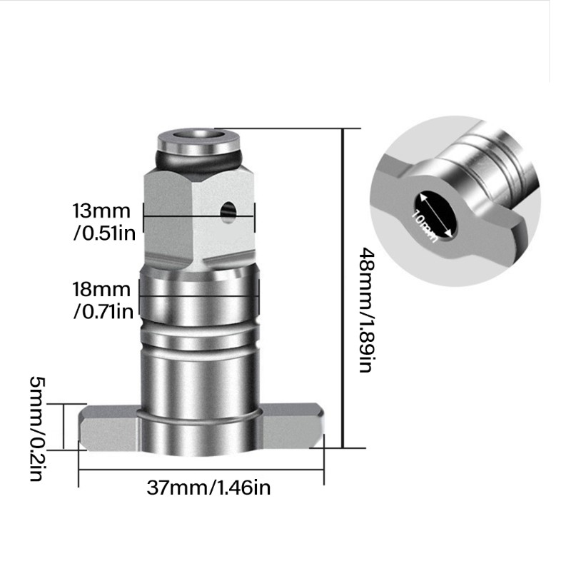 Quickly Release Electric Wrench Adapter For Efficient Tool Changes