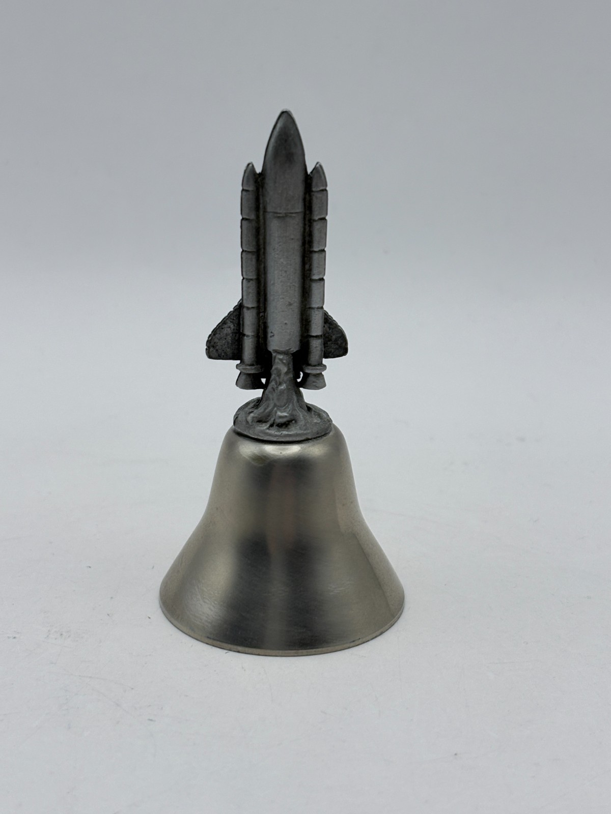 Vintage NASA Souvenir Pewter Bell 3.25" Tall - SPACE SHUTTLE