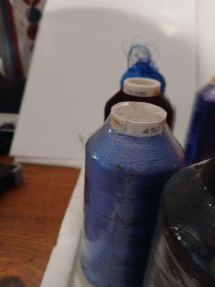 10 large dura polyester thread 5750 yrds