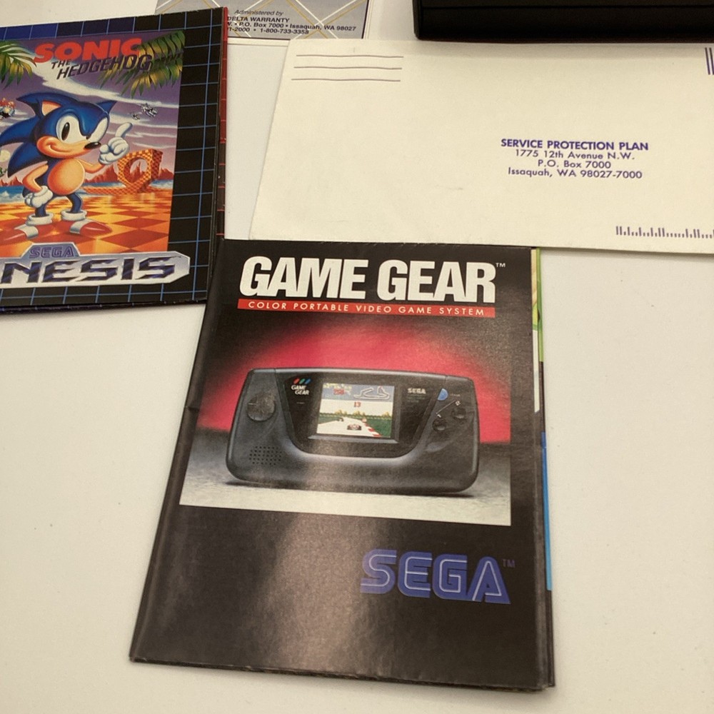 Sega Genesis Model 1 Console Sonic The Hedgehog Bundle System Inserts ONLY!