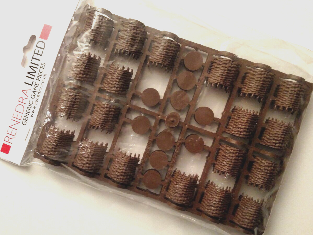Renedra Plastic Gabions (20) 28mm Black Powder Wargaming Terrain