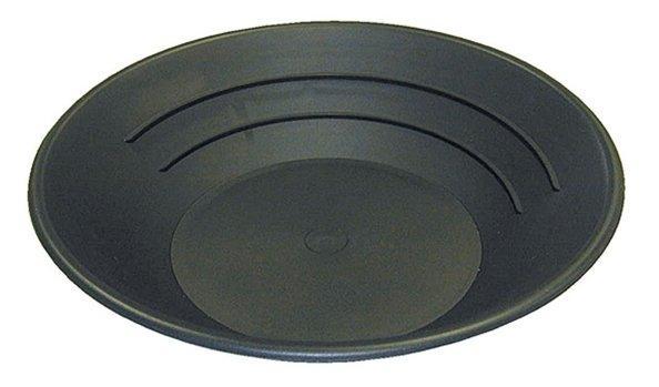 Black Plastic Gold Pan 10" Mining Dredging Prospecting