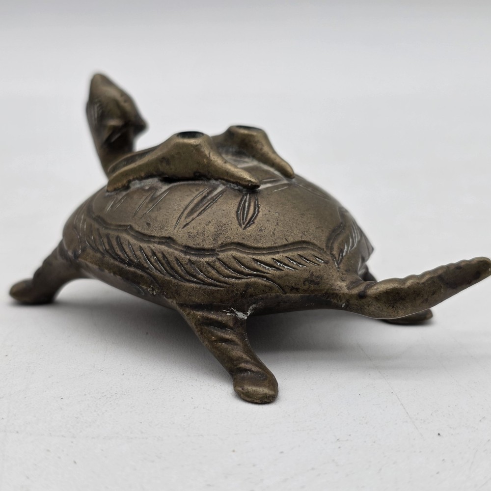 Vintage Bronze / Brass Turtle 3"