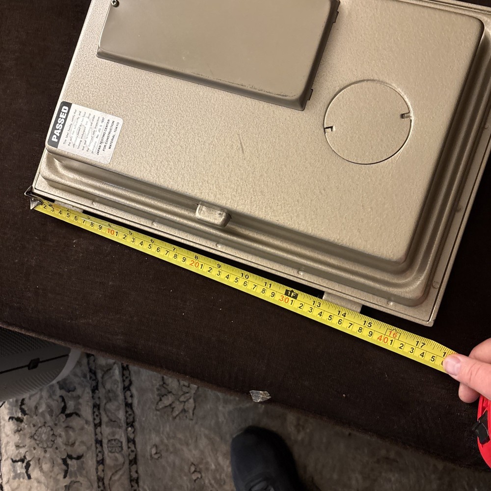 Safe Door- Hinged Rectangular Star Safe Door. Amsec 17 1/4 By 11 3/4