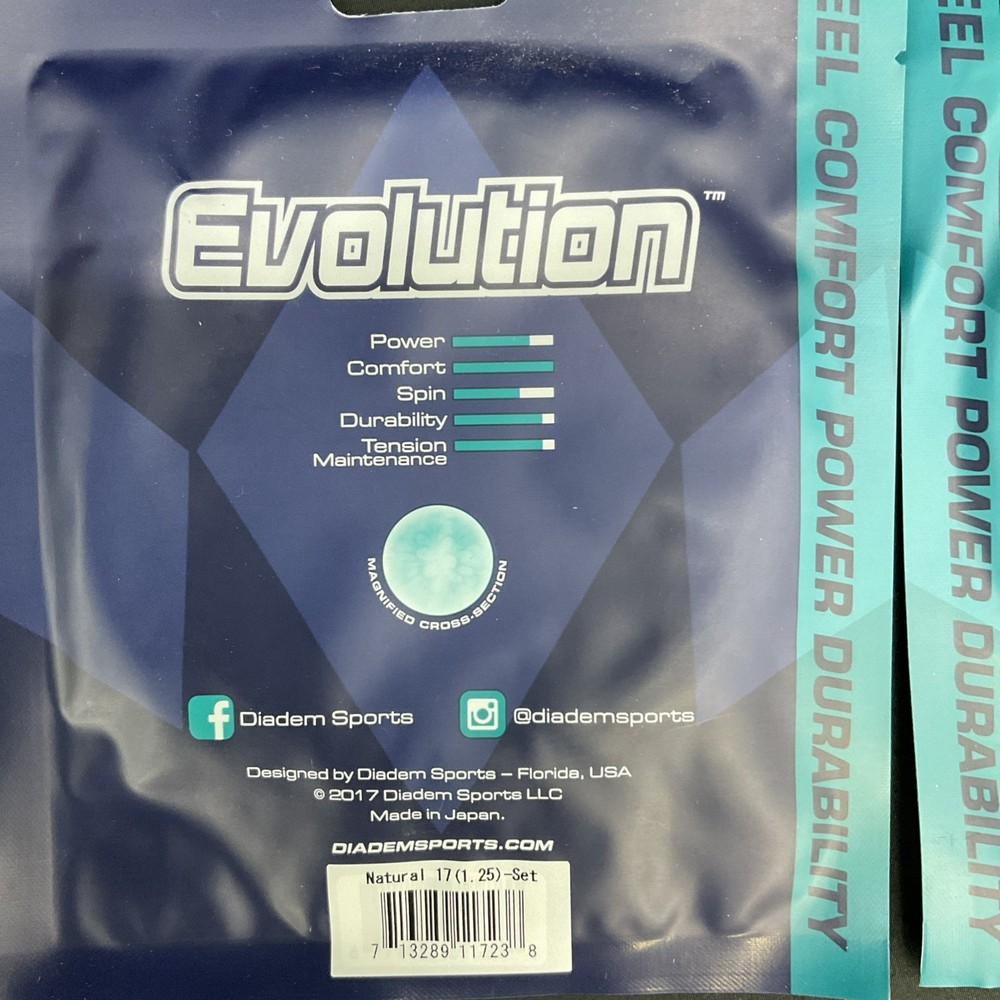 Diadem Evolution Natural 17g Tennis String