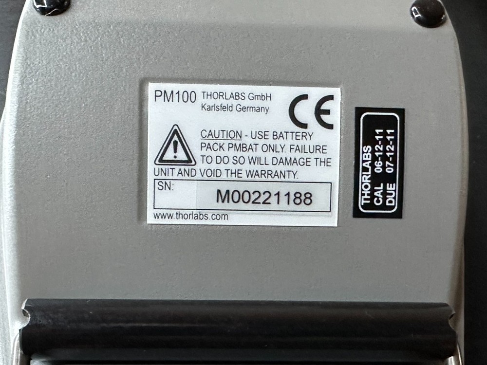 Thorlabs PM100 Digital Optical Laser Power Meter Console Mint condition