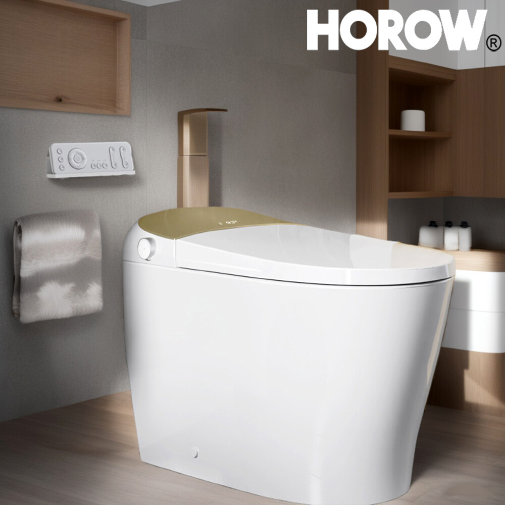 HOROW Smart Bidet Toilet One Piece Toilet with Auto Flush LED Display Dryer
