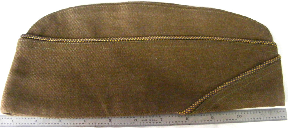 Vintage WW2 Wool General Officer Corps Garrison Cap   b