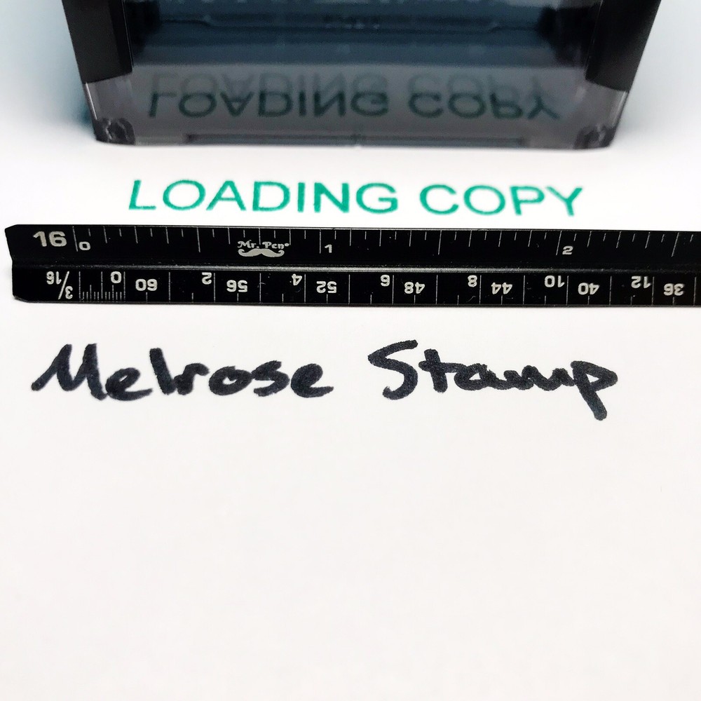 Loading Copy Rubber Stamp Green Ink Self Inking Ideal 4913