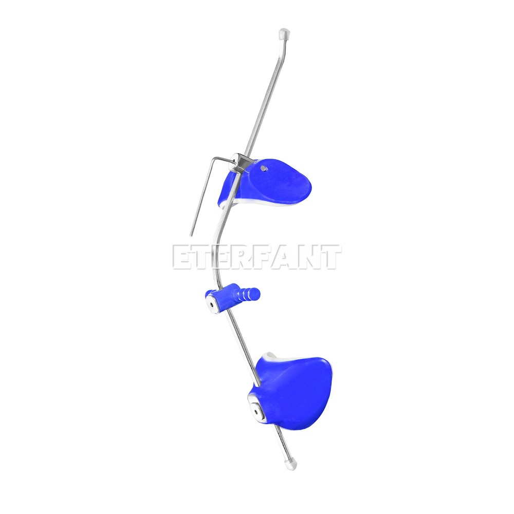 ETERFANT Dental Reverse-Pull Forward Pull Single Bar Headgear Blue Adjustable