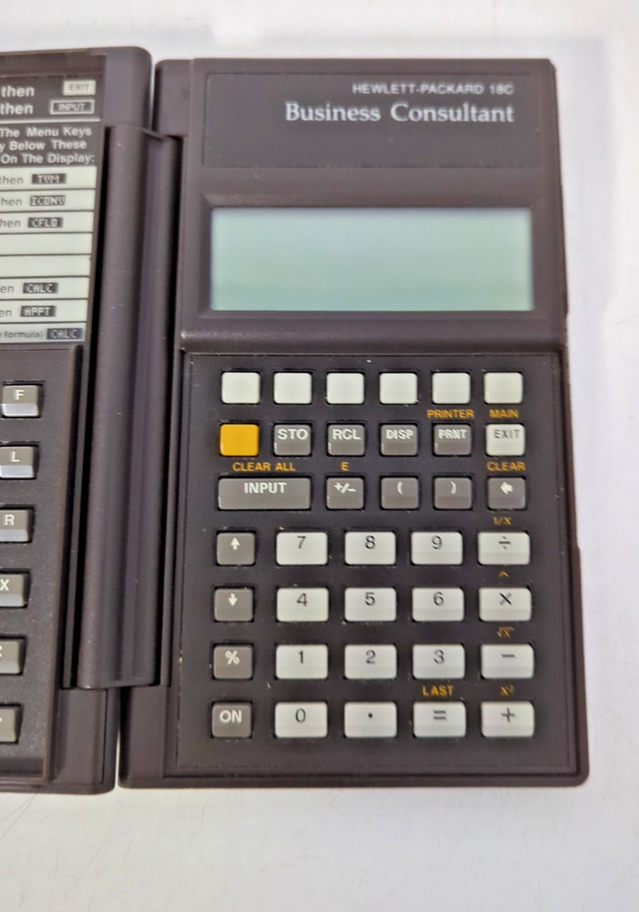 HEWLETT-PACKARD 18C BUSINESS CONSULTANT