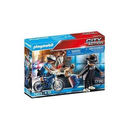 Playmobil 70573 Police Bicycle with Thief