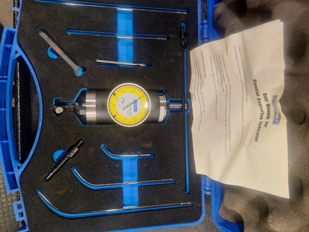 Fowler COAX-2D Coaxial Indicator Set with .0005" Reading Dial Indicator...