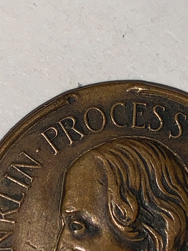 Rare early Franklin Process Company Token