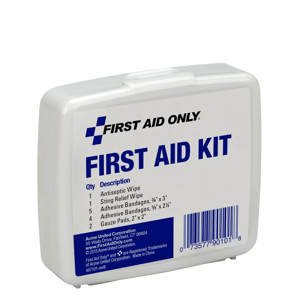 First Aid Only Personal First Aid Kit, Plastic Case, 13 Pc