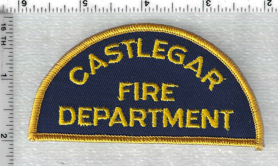 Castlegar Fire Department (British Columbia, Canada) Small Shoulder Patch