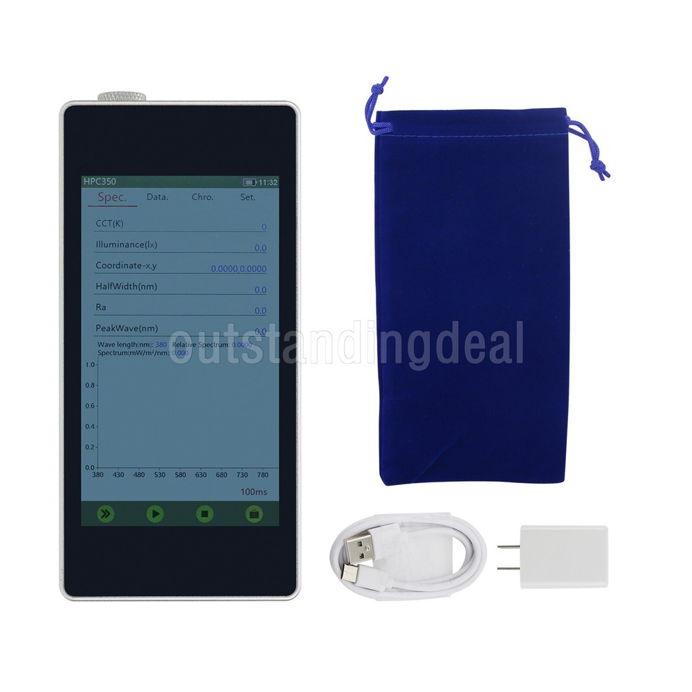 HPC350 Upgraded Version Spectrum Illuminometer 380-780NM Support TM-30 Testing