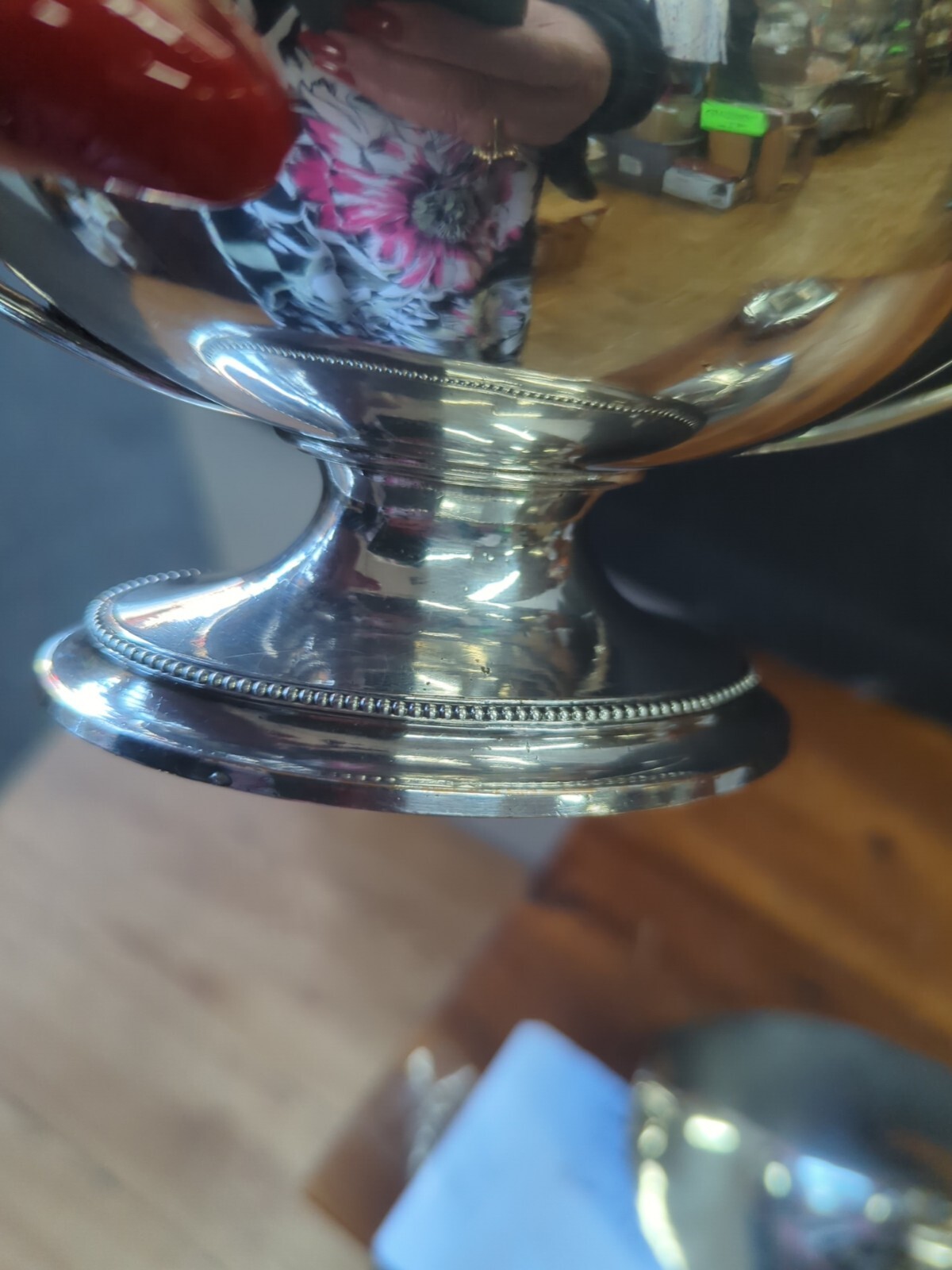 Antique English Silver Plate Georgian Style Sauce Tureen John Scofi London