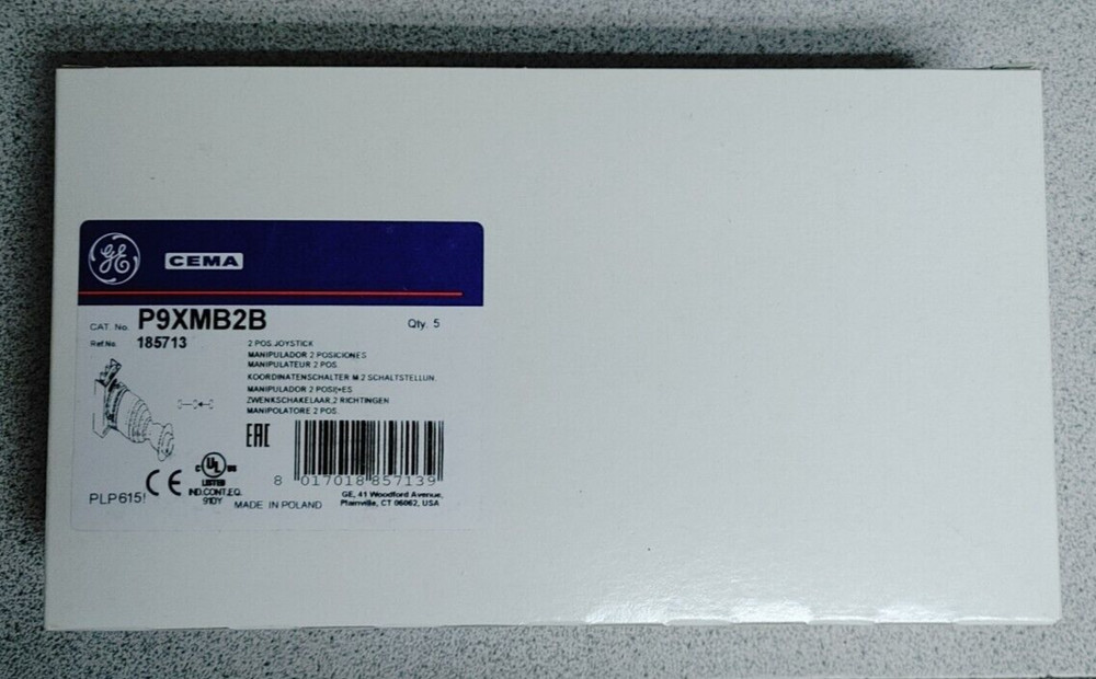 GE P9XMB2B 2 POSITION JOYSTICK NEW!! QUANTITY!! WOW!!
