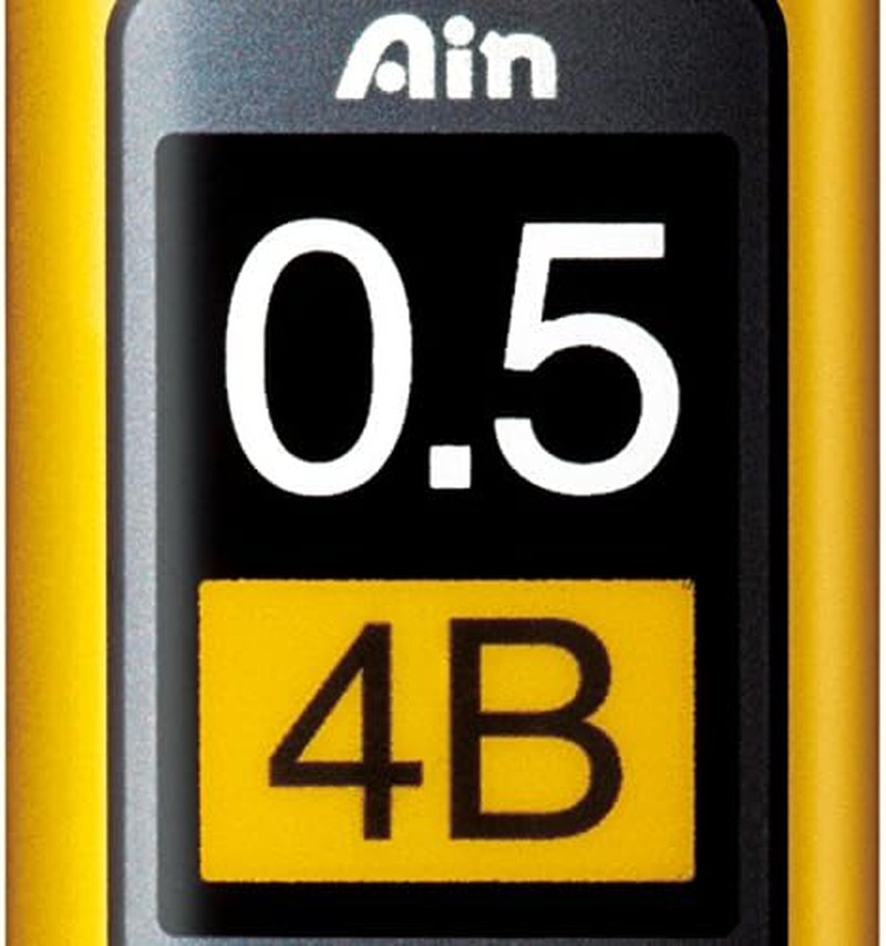 Pentel Mechanical Pencil Lead Ain Stein 0.5mm 4B (C275-4B)