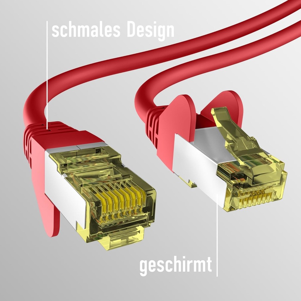 EFB Eletronik Cat6a Red 0.15 m Patch Cable S/FTP PIMF