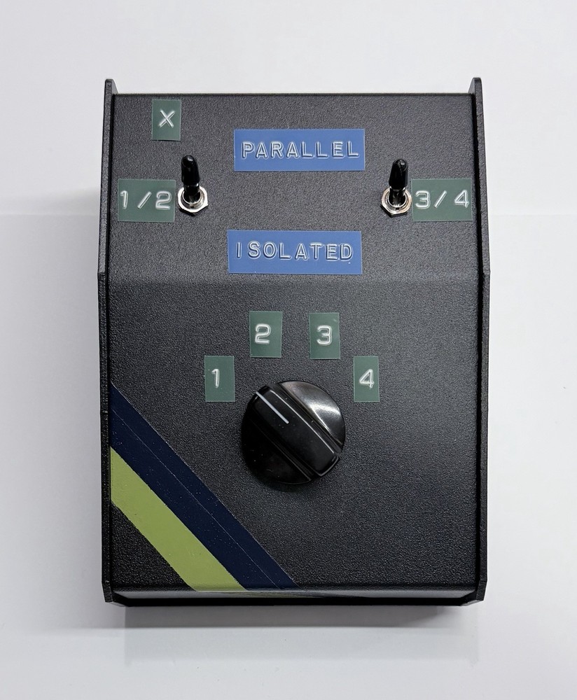 4x1 PARALLEL BLOCK - Guitar Amp Speaker Selector/Combiner - Black, Custom Orders