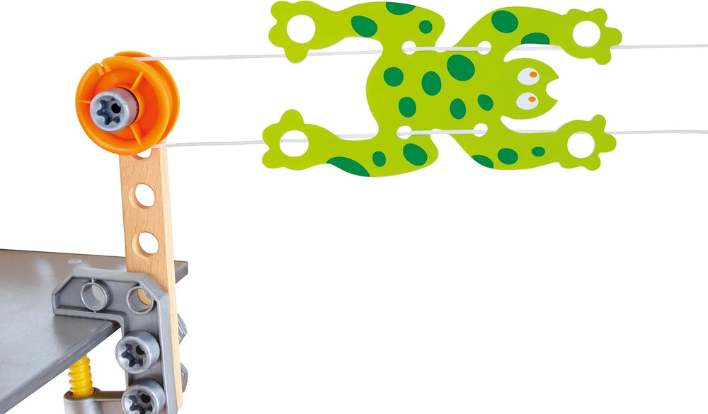 Three Experiment Kit | Junior Inventor Kids Physics Mechanical Crane, Grabber &
