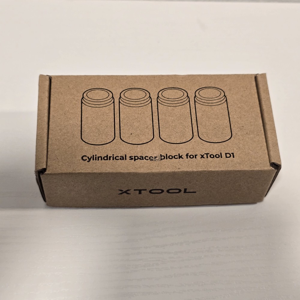 xTool 4Pcs Cylindrical Spacer Blocks 45mm For D1 NIB