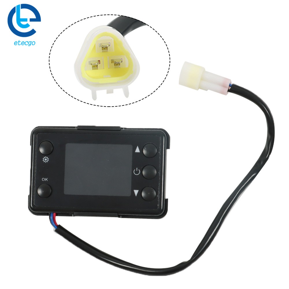 Diesel Air Heater 12V 5KW LCD Display Remote Control for Car Bus RV Garage