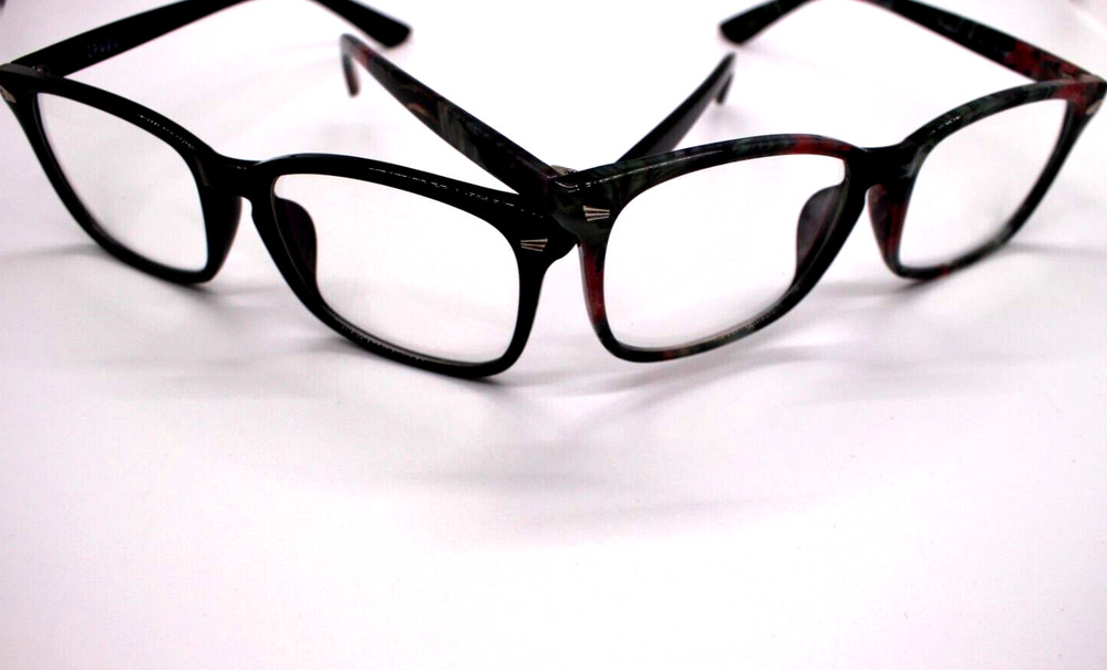 2-PACK EPHIU BLUE LIGHT BLOCKING GLASSES BLACK+MARBLE