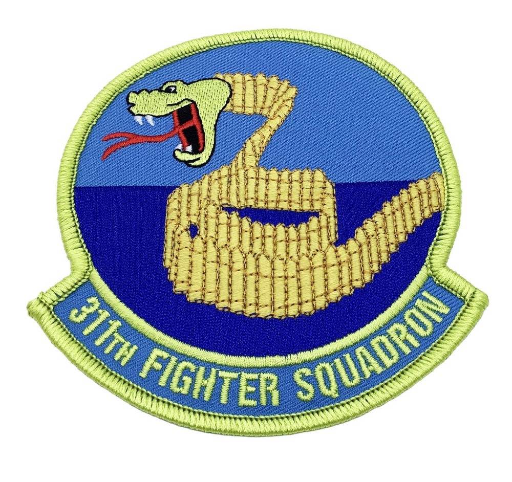 311th FIGHTER SQUADRON Patch – With Hook and Loop
