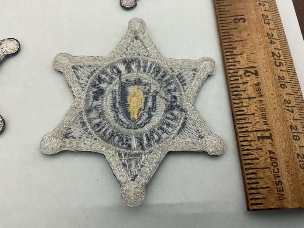 Sheriff’s Dept. Suffolk County Massachusetts collectable patch set new 2 pieces