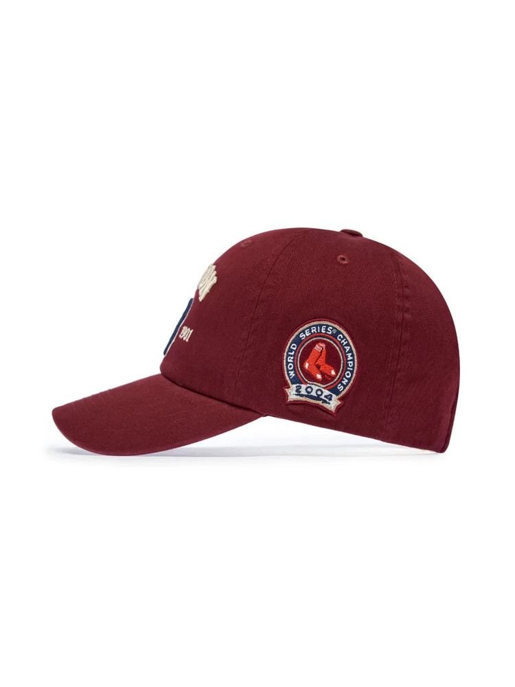MLB Boston Red Sox Cap Burgundy, Coopers Town Patch Adjustable