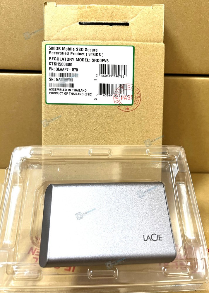 Seagate LaCie STKH500800 500GB Mobile SSD USB-C External Solid State Drive