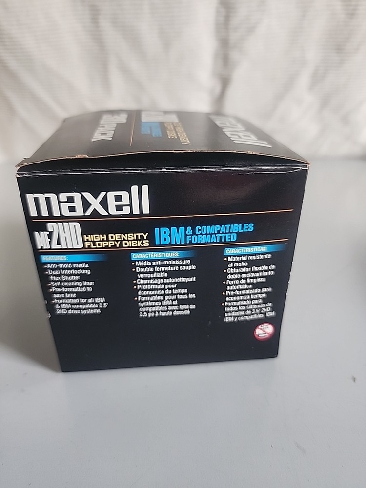MAXELL Floppy Diskettes 3.5" MF 2HD PC Formatted 29 Pack Open Box IBM Compatible