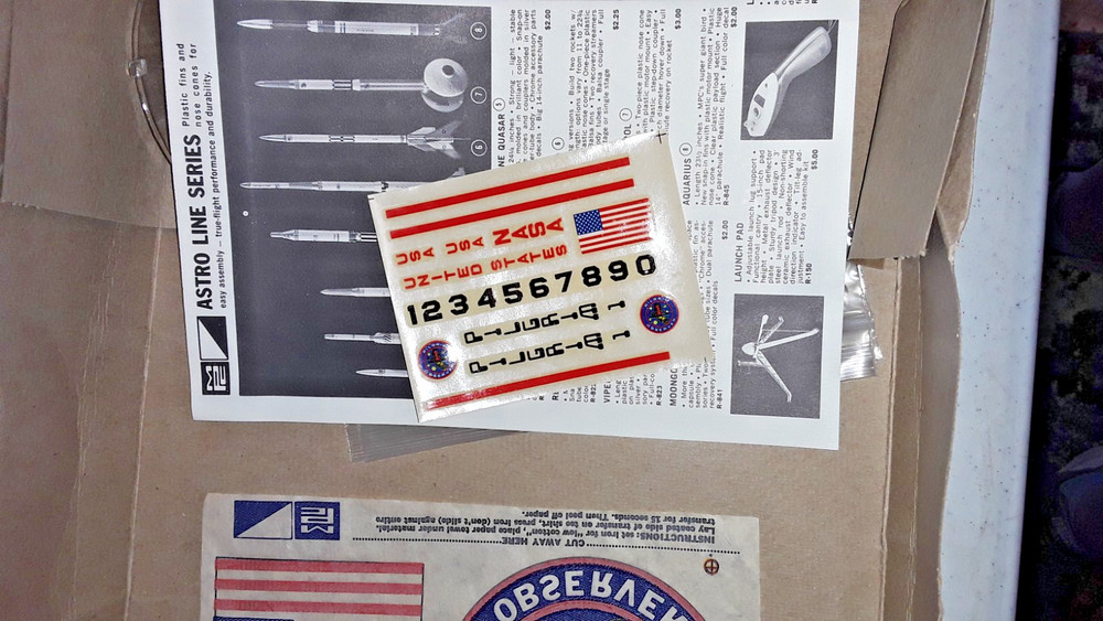 MPC PILGRIM OBSERVER SPACE STATION MODEL KIT 1/100 Scl- Open Box Complete (MK-31